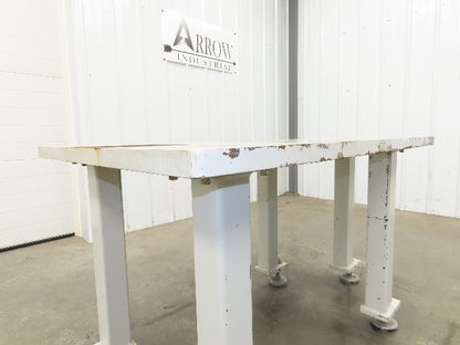 1-1/4" Steel Top Machine Base Welding Table Work Bench 54x30" Top 29-3/4" H