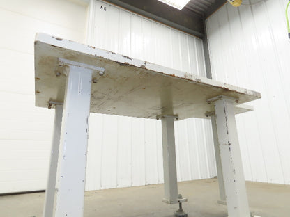1-1/4" Steel Top Machine Base Welding Table Work Bench 54x30" Top 29-3/4" H