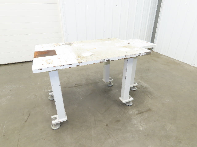 1-1/4" Steel Top Machine Base Welding Table Work Bench 54x30" Top 29-3/4" H
