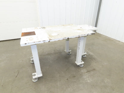 1-1/4" Steel Top Machine Base Welding Table Work Bench 54x30" Top 29-3/4" H
