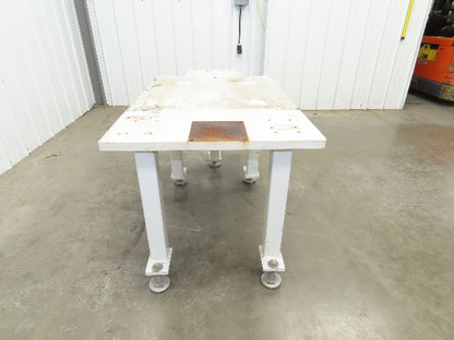 1-1/4" Steel Top Machine Base Welding Table Work Bench 54x30" Top 29-3/4" H