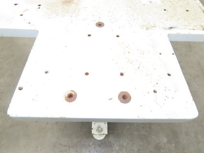 1-1/4" Steel Top Machine Base Welding Table Work Bench 54x30" Top 29-3/4" H