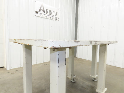 Machine Base 1-1/4" Steel Top Welding Table Work Bench 56x30" Top 31-1/4" H