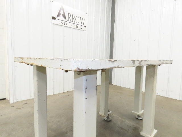 Machine Base 1-1/4" Steel Top Welding Table Work Bench 56x30" Top 31-1/4" H
