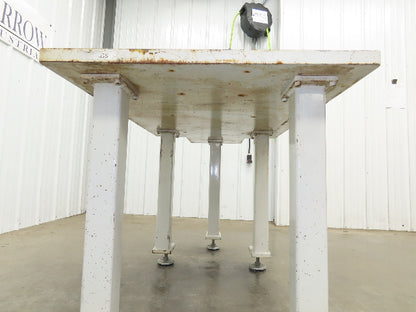 Machine Base 1-1/4" Steel Top Welding Table Work Bench 56x30" Top 31-1/4" H