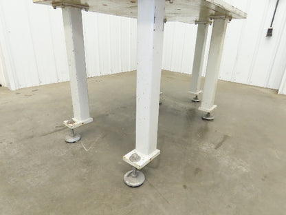 Machine Base 1-1/4" Steel Top Welding Table Work Bench 56x30" Top 31-1/4" H
