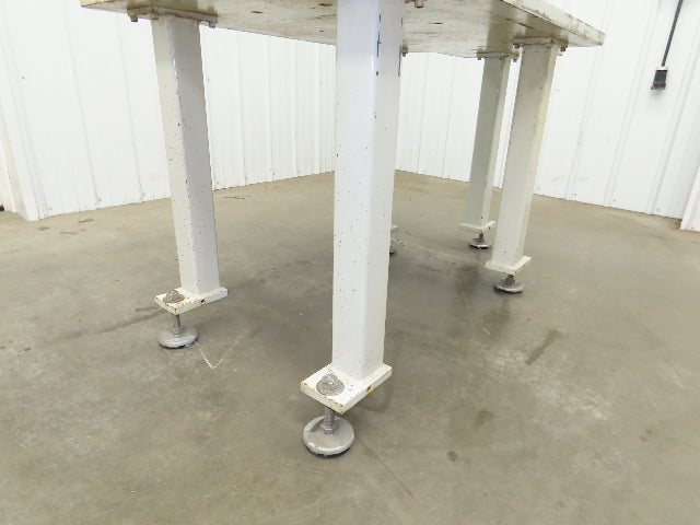 Machine Base 1-1/4" Steel Top Welding Table Work Bench 56x30" Top 31-1/4" H