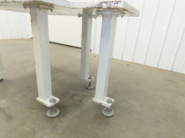 Machine Base 1-1/4" Steel Top Welding Table Work Bench 56x30" Top 31-1/4" H