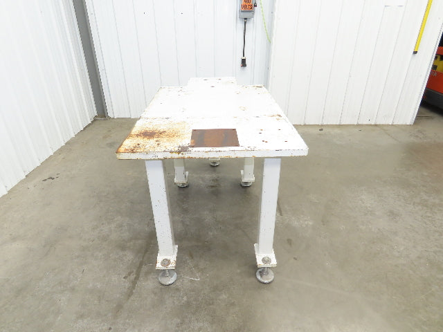 Machine Base 1-1/4" Steel Top Welding Table Work Bench 56x30" Top 31-1/4" H
