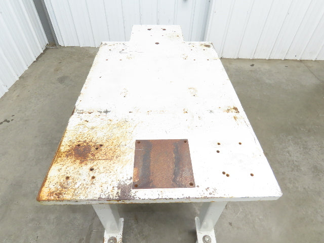 Machine Base 1-1/4" Steel Top Welding Table Work Bench 56x30" Top 31-1/4" H