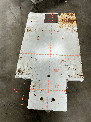 Machine Base 1-1/4" Steel Top Welding Table Work Bench 56x30" Top 31-1/4" H