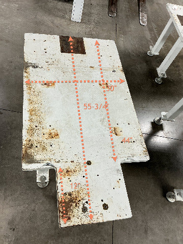 Machine Base 1-1/4" Steel Top Welding Table Work Bench 55-3/4x30" Top 29-1/2" H