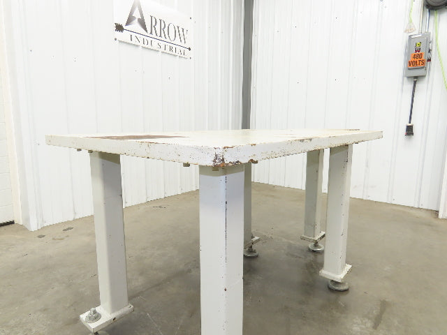 Machine Base 1-1/4" Steel Top Welding Table Work Bench 55-3/4x30" Top 29-1/2" H