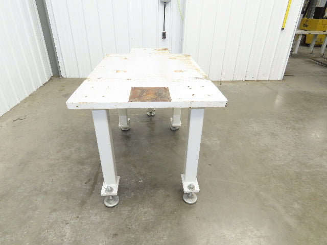Machine Base 1-1/4" Steel Top Welding Table Work Bench 55-3/4x30" Top 29-1/2" H