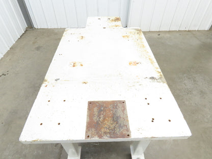 Machine Base 1-1/4" Steel Top Welding Table Work Bench 55-3/4x30" Top 29-1/2" H