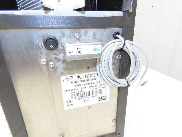 Stratus TA20-020-26-4X Enclosure AC Air Conditioner 2700 BTU 230V 1PH Stainless