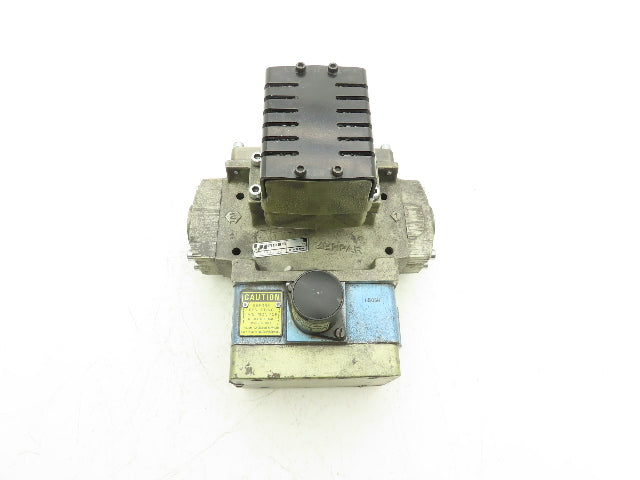 Ross Controls 3573A6152 Pneumatic Double Valve L-G Monitor 120V Solenoid 1"NPT