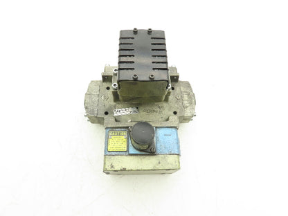 Ross Controls 3573A6152 Pneumatic Double Valve L-G Monitor 120V Solenoid 1"NPT
