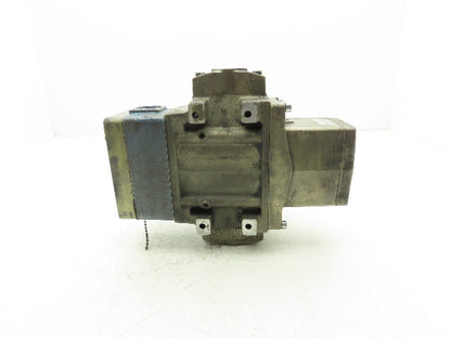 Ross Controls 3573A6152 Pneumatic Double Valve L-G Monitor 120V Solenoid 1"NPT