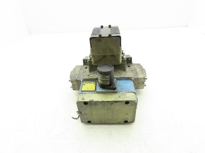 Ross Controls 3573A6152 Pneumatic Double Valve L-G Monitor 120V Solenoid 1"NPT