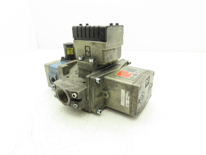 Ross Controls 3573A6152 Pneumatic Double Valve L-G Monitor 120V Solenoid 1"NPT