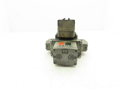 Ross Controls 3573A6152 Pneumatic Double Valve L-G Monitor 120V Solenoid 1"NPT