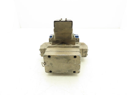 Ross Controls 3573A5142 Pneumatic Double Valve L-G Monitor 120V Solenoid 3/4"NPT