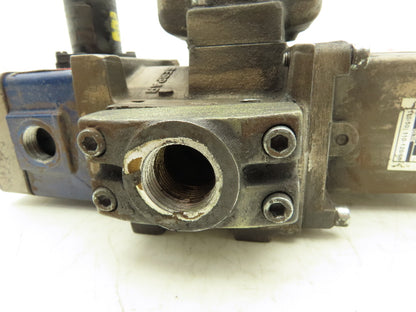 Ross Controls 3573A5141 Pneumatic Double Valve E-P Monitor 120V Solenoid 3/4"NPT