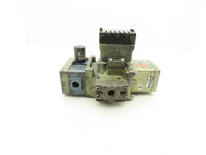 Ross Controls 3573A4201 Pneumatic Double Valve E-P Monitor 120V Solenoid 1/2"NPT