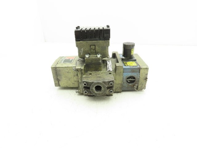 Ross Controls 3573A4201 Pneumatic Double Valve E-P Monitor 120V Solenoid 1/2"NPT