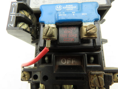 Allen Bradley 509-C0D Size 2 Motor Starter Contactor 600V 120V Coil w/Overload