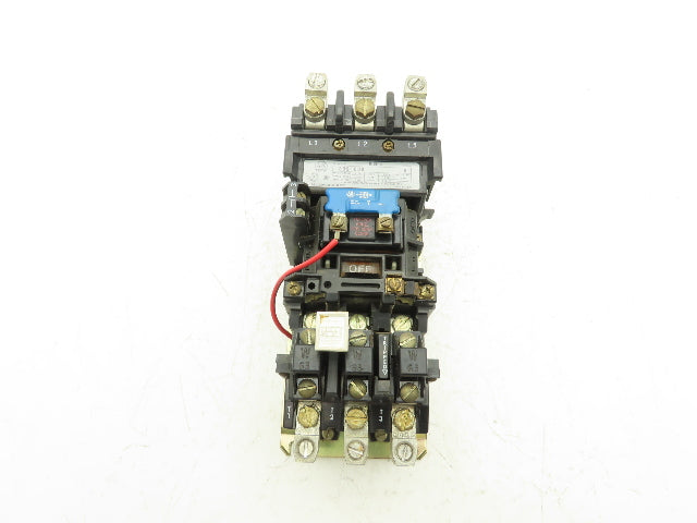Allen Bradley 509-C0D Size 2 Motor Starter Contactor 600V 120V Coil w/Overload