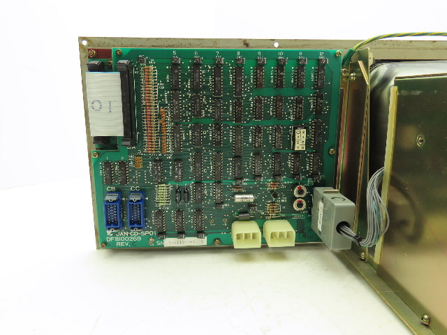 Yasnac JZNC OP33 Operator Interface with Keyboard and CRT Monitor Panel