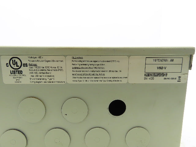 Energair Solutions VSD V Metacentre Compressed Air Supervisory Interface