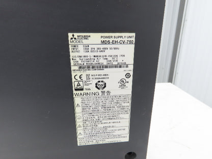 Mitsubishi Electric MDS-EH-CV-750 AC/DC Converter 55kW 150A 240VAC In 648VDC Out