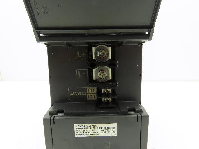 Mitsubishi MDS-EH-V2-80W 2-Axis Servo Drive 7kW 648VAC In 323VAC 3PH 21A Out