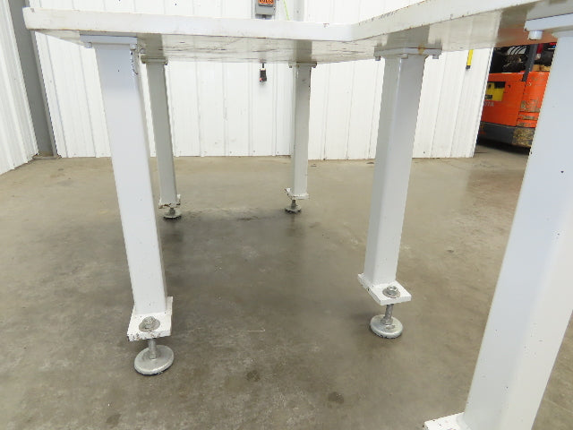 Machine Base 1-1/4" Steel Top Welding Table Work Bench 71x36" Top 31-3/4" H