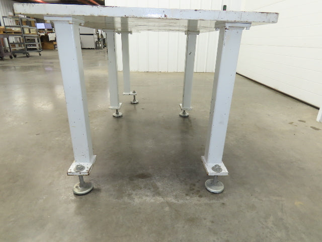 Machine Base 1-1/4" Steel Top Welding Table Work Bench 71x36" Top 31-3/4" H