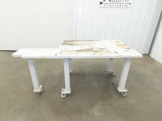 Machine Base 1-1/4" Steel Top Welding Table Work Bench 71x36" Top 31-3/4" H