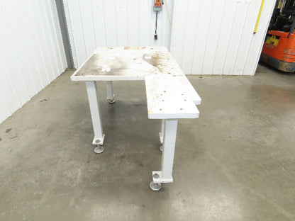 Machine Base 1-1/4" Steel Top Welding Table Work Bench 71x36" Top 31-3/4" H