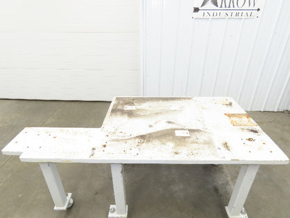 Machine Base 1-1/4" Steel Top Welding Table Work Bench 71x36" Top 31-3/4" H
