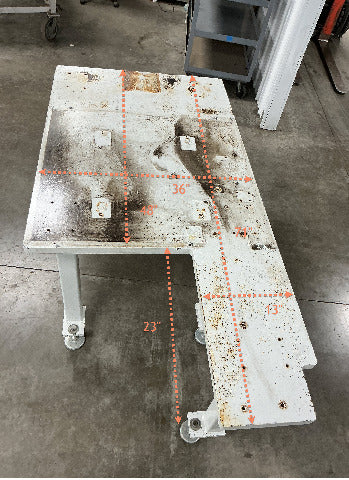 Machine Base 1-1/4" Steel Top Welding Table Work Bench 71x36" Top 31-3/4" H