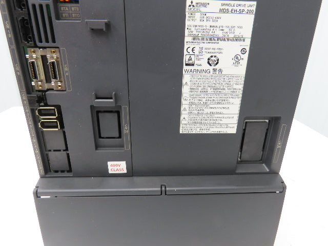 Mitsubishi MDS-EH-SP-200 Spindle Drive Unit 37kW 648VDC In 323VAC 3PH Out