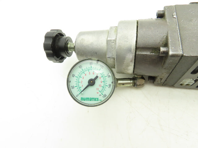 Numatics 554RD100J000000 Pneumatic Dual Pressure Regulator Valve 10-130psi
