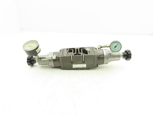 Numatics 554RD100J000000 Pneumatic Dual Pressure Regulator Valve 10-130psi
