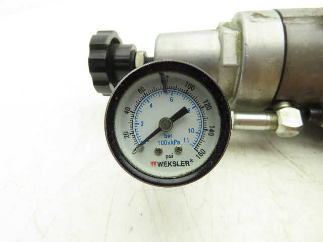 Numatics 554RE100O000000 Pneumatic Dual Pressure Regulator Valve 10-130psi