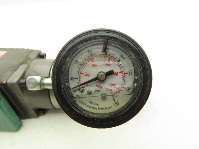Numatics 554RE100O000000 Pneumatic Dual Pressure Regulator Valve 10-130psi