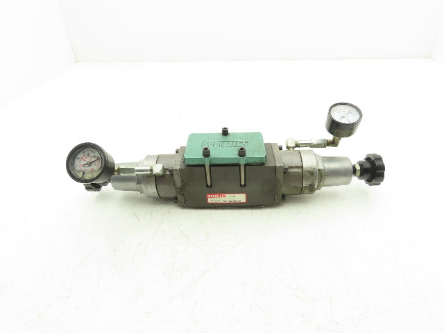 Numatics 554RE100O000000 Pneumatic Dual Pressure Regulator Valve 10-130psi