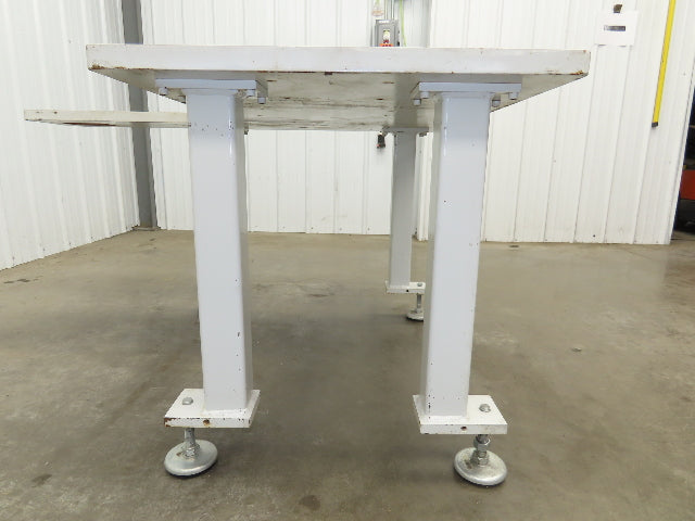 Welding Table Machine Base 1-1/4" Steel Top Work Bench 43x27" Top 28-1/2" H