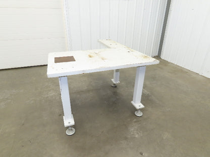 Welding Table Machine Base 1-1/4" Steel Top Work Bench 43x27" Top 28-1/2" H